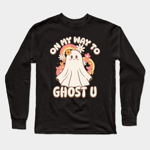 Ghosting Ghosted funny Long Sleeve T-Shirt by Tip Top Tee's